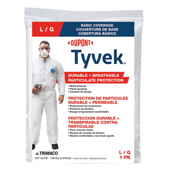 Trimaco Tyvex Coveralls Large